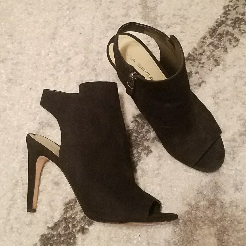 Via Spiga Peep Toe Bootie